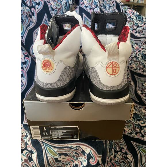 Jordan Spizike White Cement Grey m8 w9.5 main image 6
